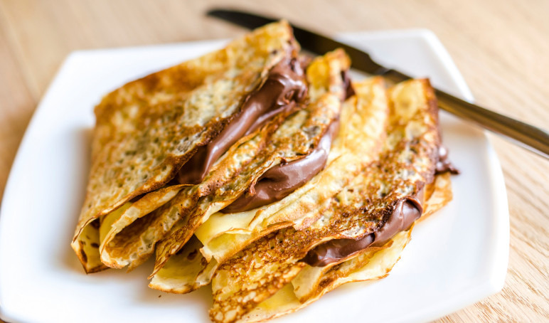 crepes crepes con nutella
