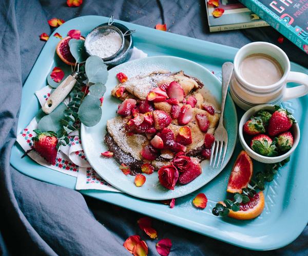 crepes con frutta