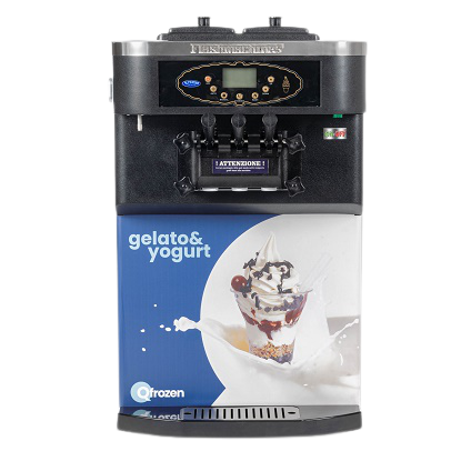 Puffo, macchina a doppia vasca per gelato espresso QFrozen