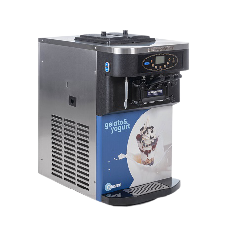 Puffo, macchina a doppia vasca per gelato espresso QFrozen