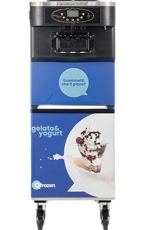 Yoghi, macchina carrellata per gelato e frozen yogurt QFrozen