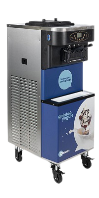 Yoghi, macchina carrellata per gelato e frozen yogurt QFrozen