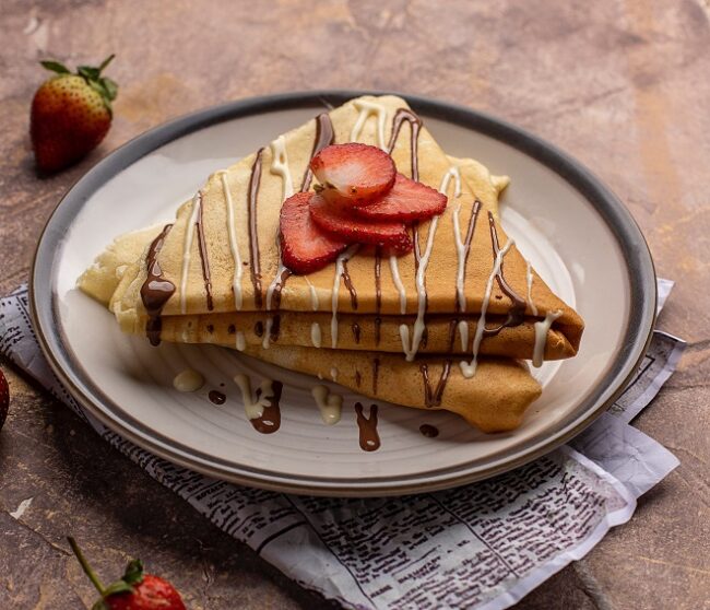 crepes-fragole