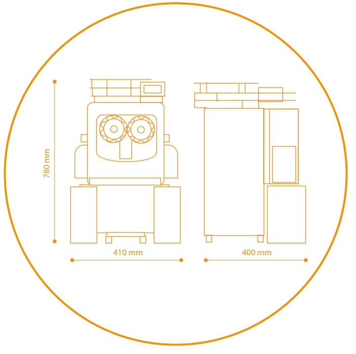 QXC-3, disegno con le misure