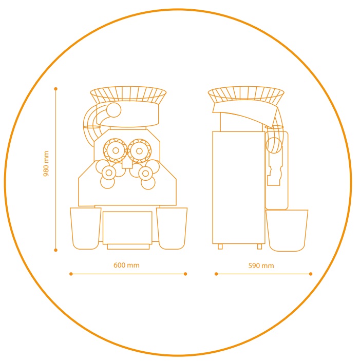QXC-5, disegno con le misure