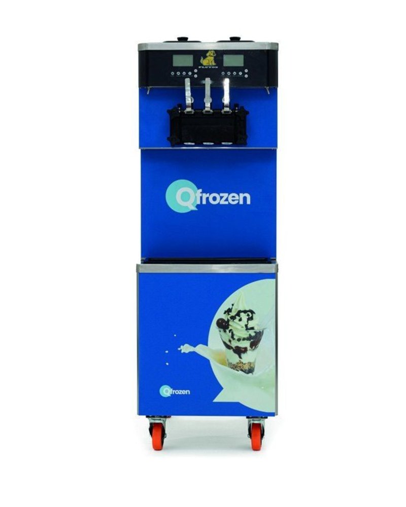 QFrozen Pippo – macchina per gelato soft e frozen yogurt, vista frontale